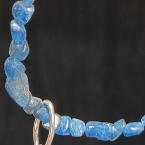 Genuine Apatite in a 925 Sterling silver Necklace